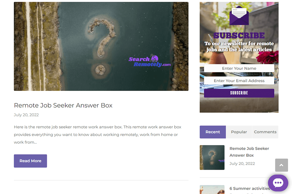 search remotely blog