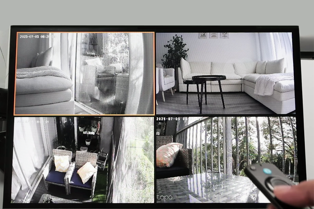 security camera to tv