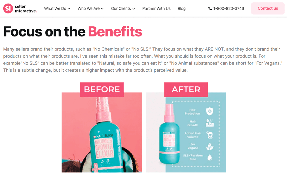 seller interactive agency product pictures
