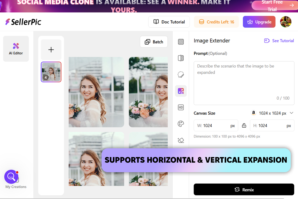 sellerpic interface