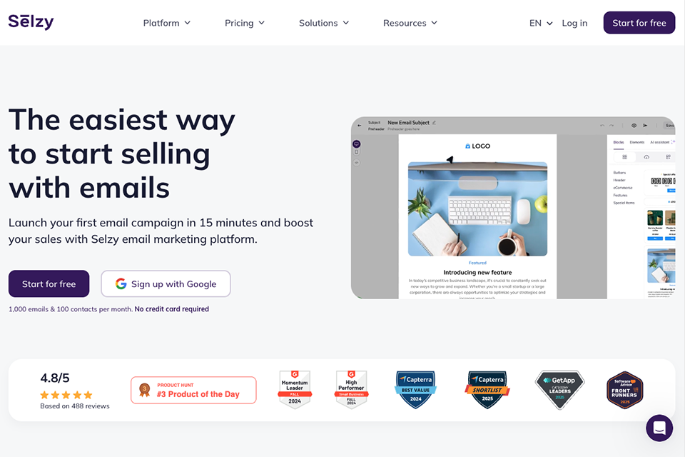 selzy bulk email sender