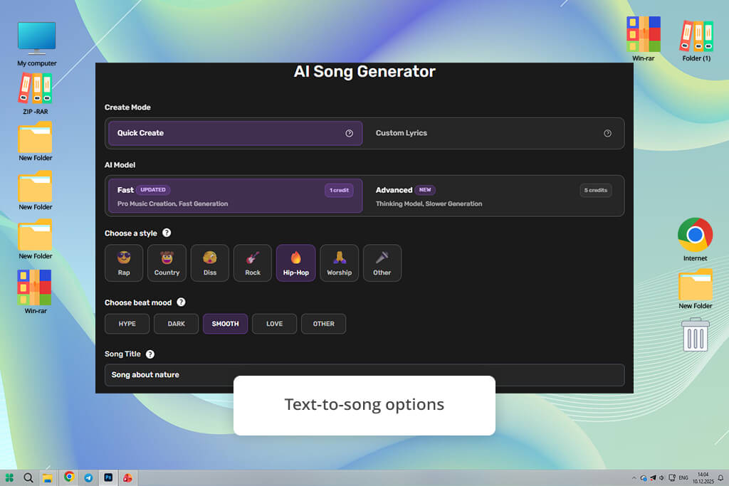 sendfame ai music generator