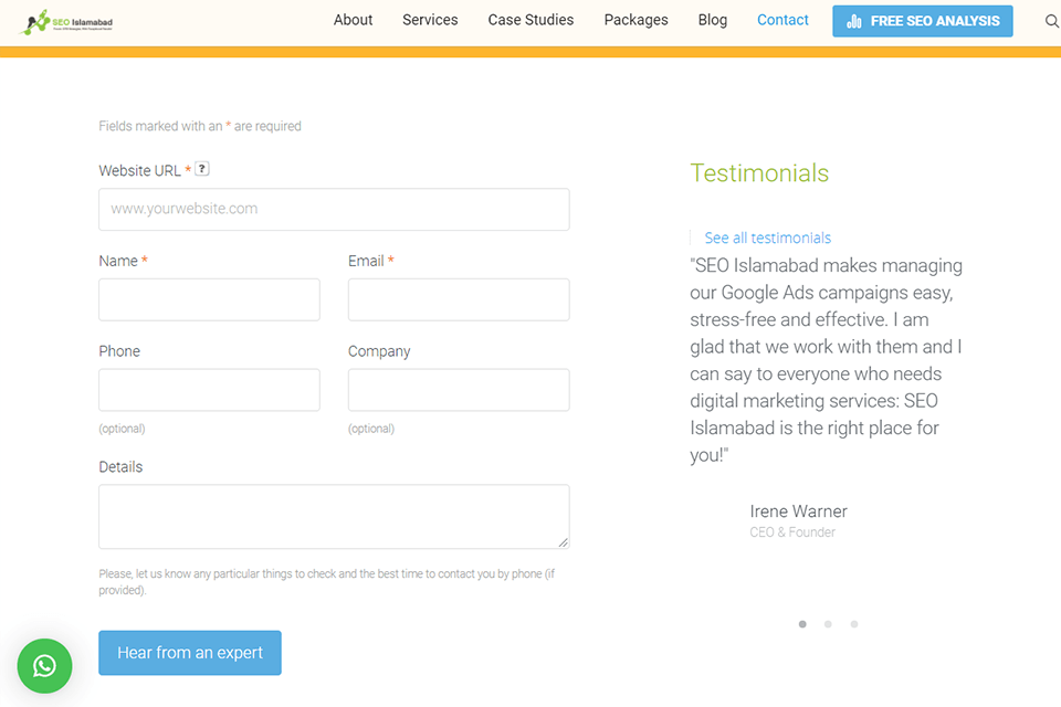 seoisb free website analysis
