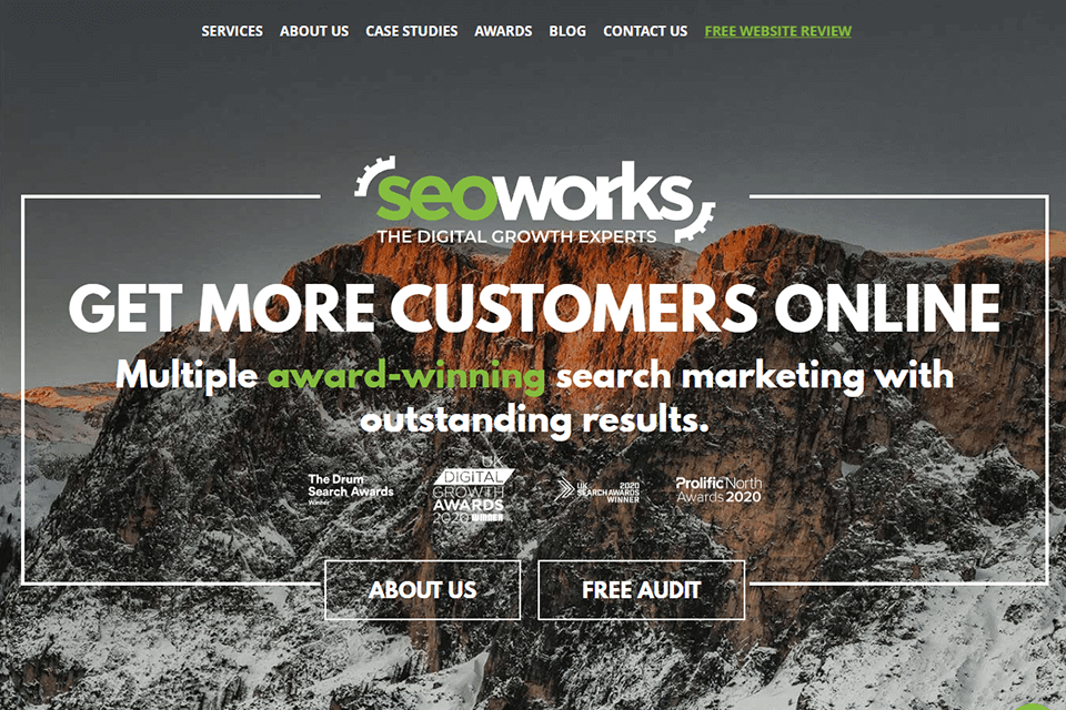 seoworks digital marketing company website