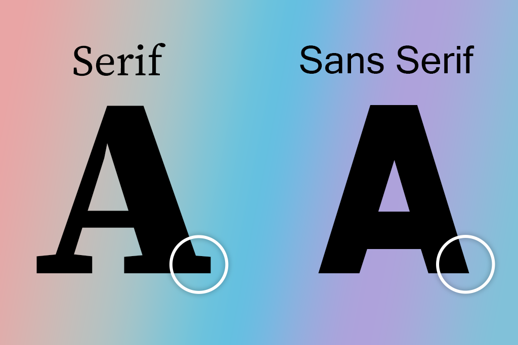 serif vs sans serif resume font