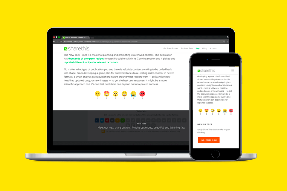 sharethis buttons