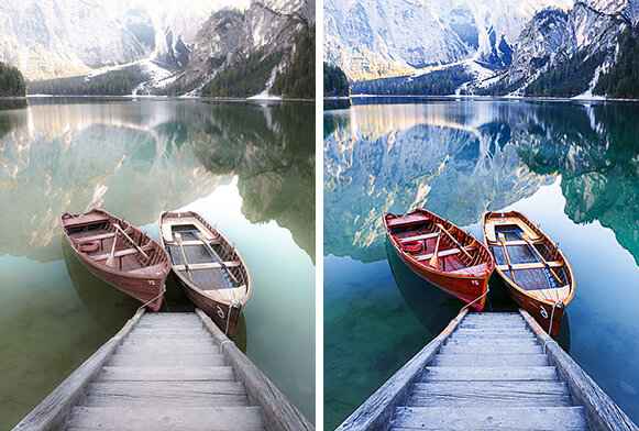 izostri Photoshop akcijo