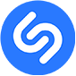 برنامج التعرف على الموسيقى shazam logo