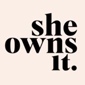 she owns it logo