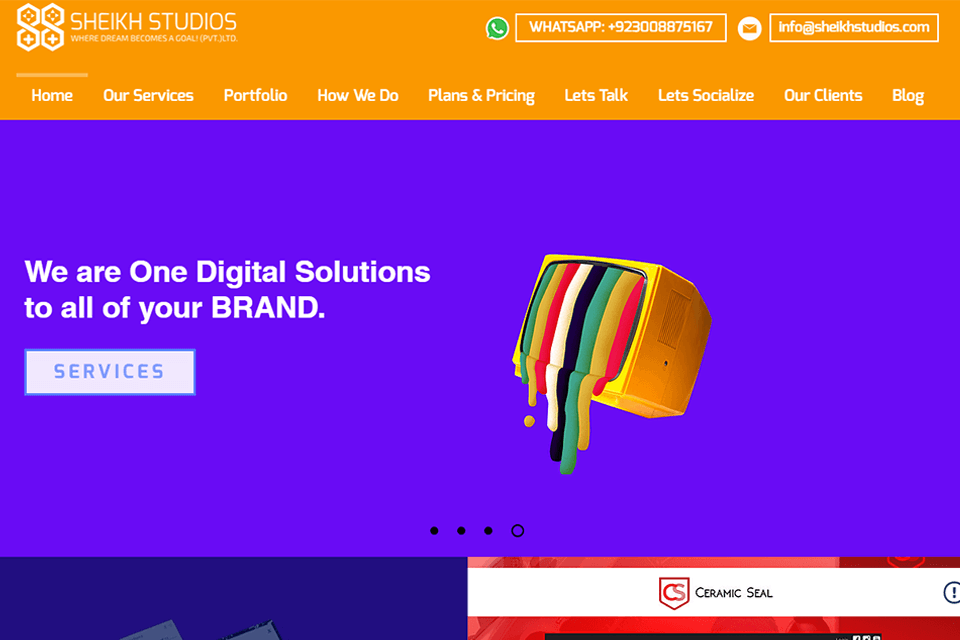 sheikh studios interface