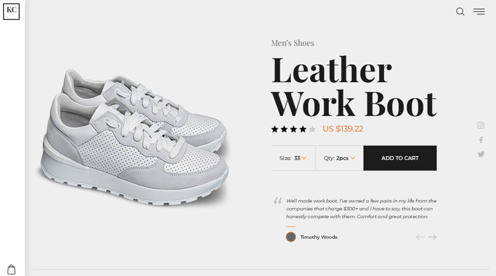 shoe product retouching online store