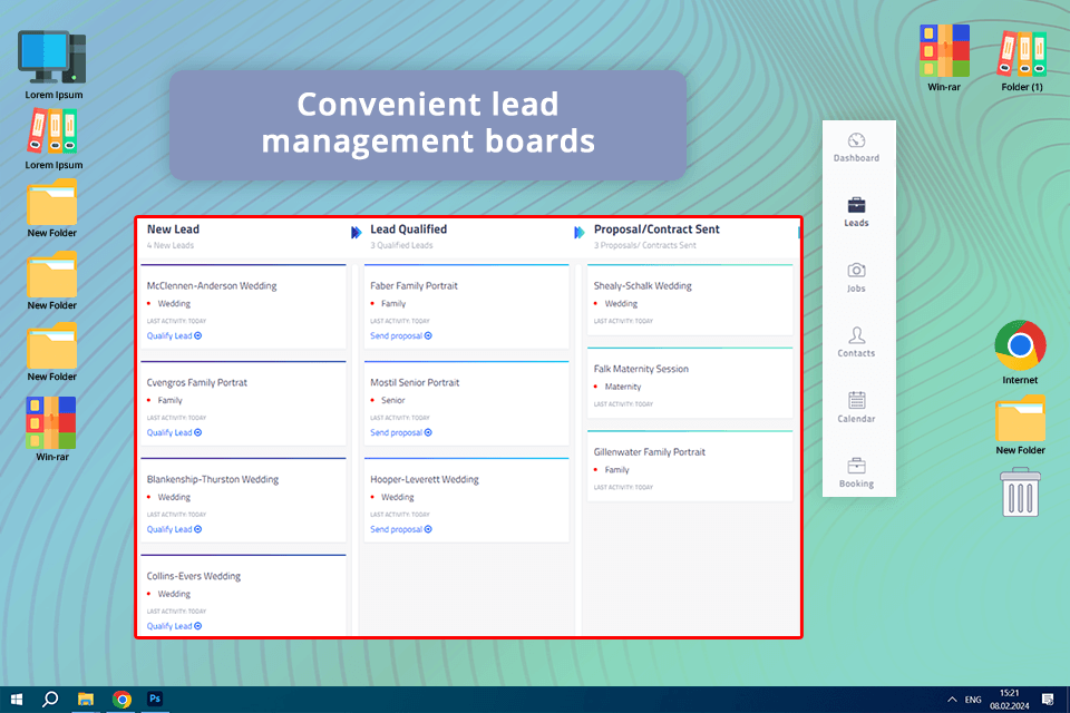 shootq photography studio management software