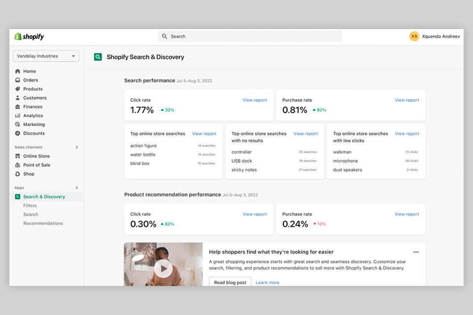 shopify adobe commerce alternative interface