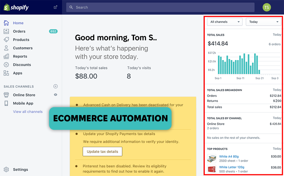 shopify squarespace alternative interface