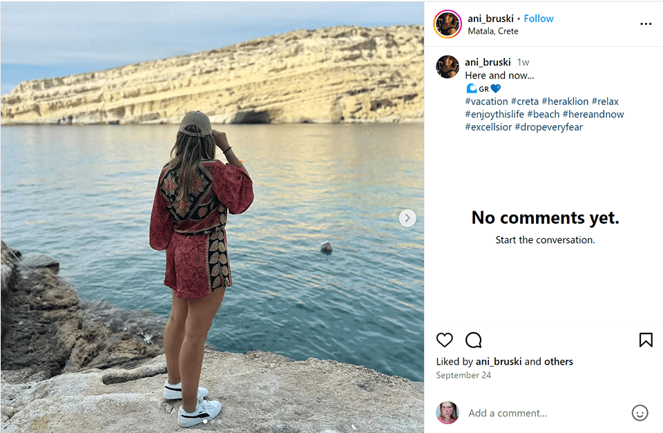 short instagram caption for a picture of myself