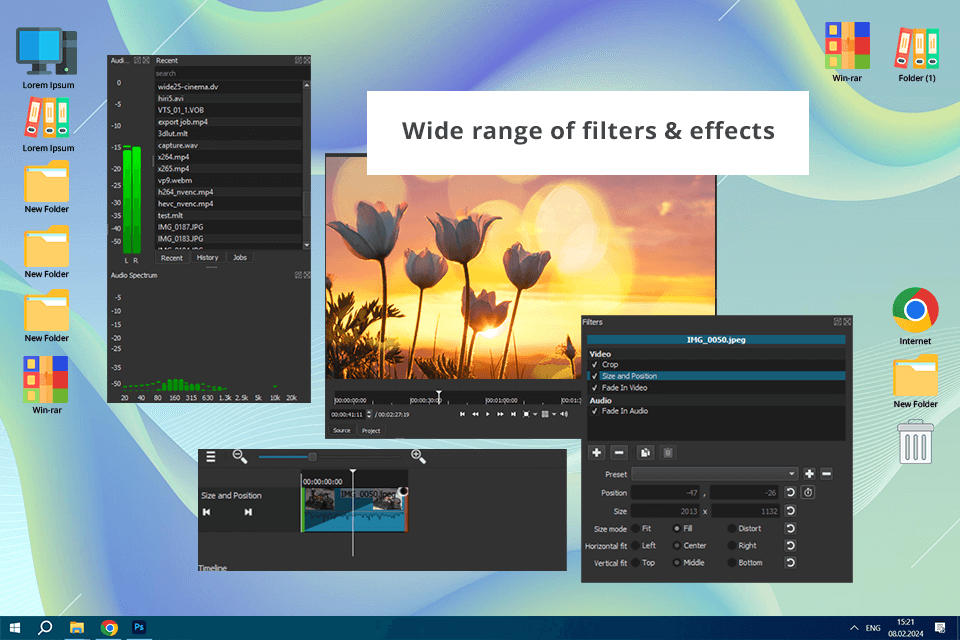 shotcut video editing software for low end pc