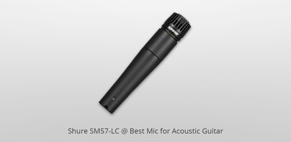 shure sm57-lc mics for acoustic guitar
