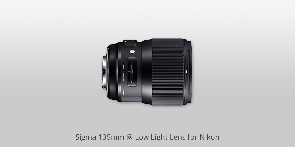 sigma 135mm low light lens for nikon
