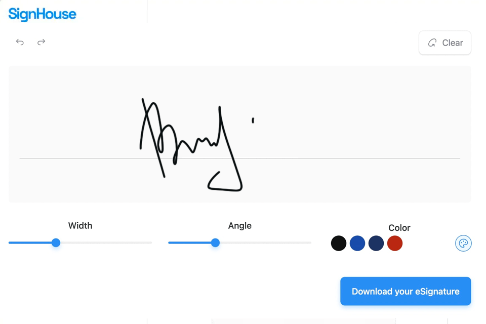 signhouse create signature