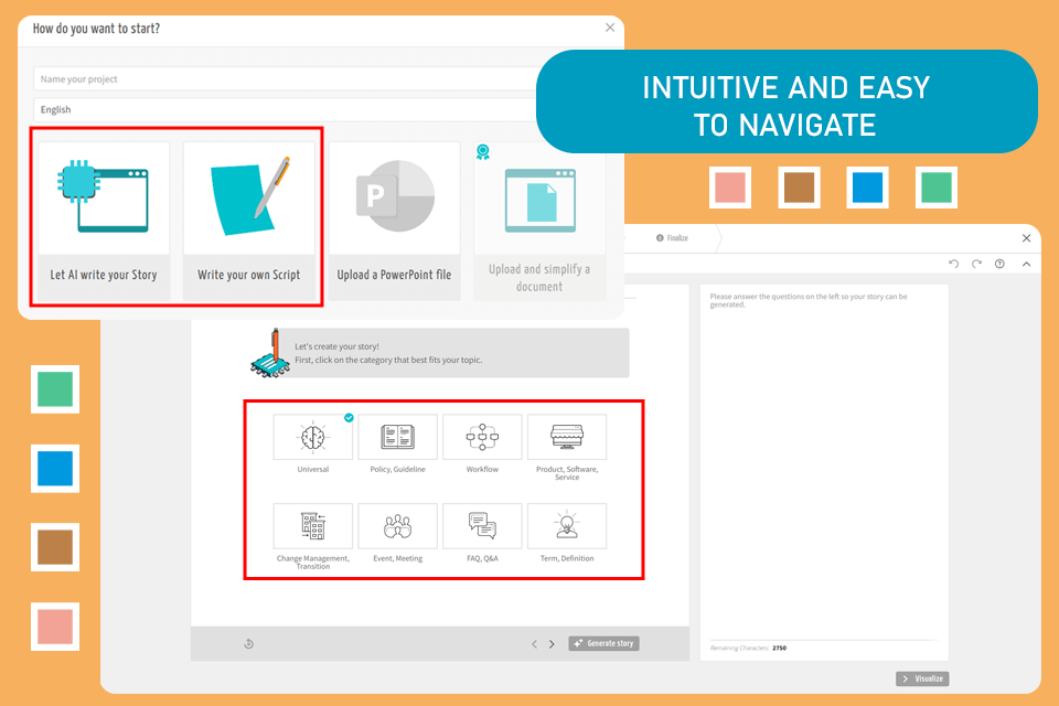 simpleshow easy navigation