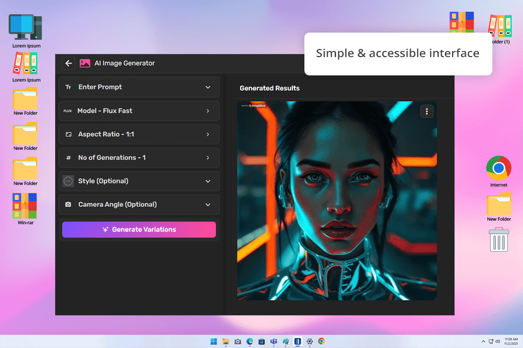 simplified platform interface