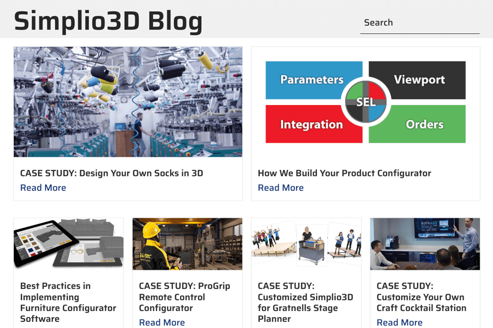 simplio3d product configurator blog