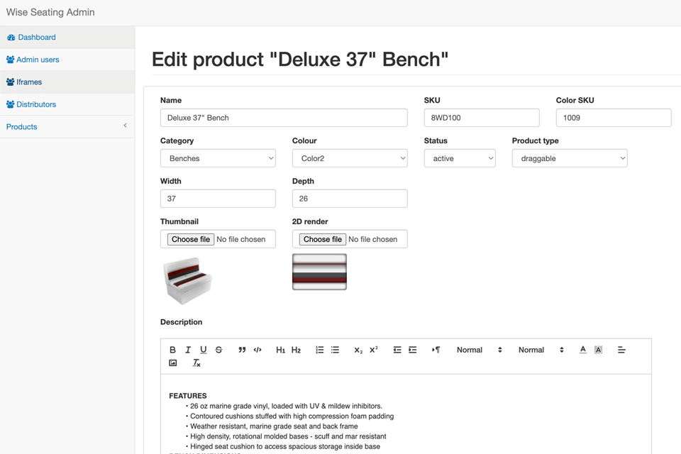 simplio3d product configurator custom cart