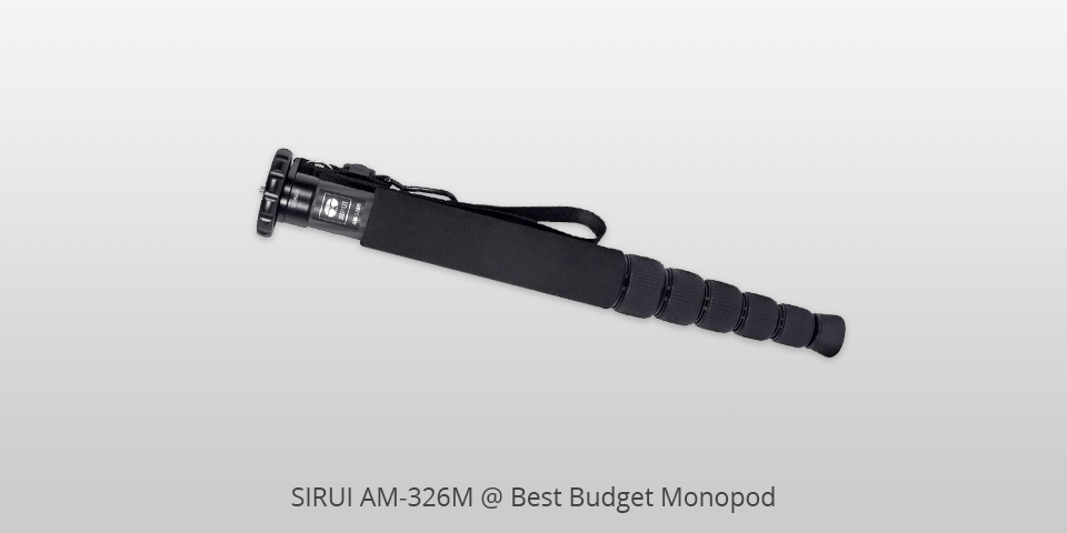 sirui am-326m monopod الميزانية