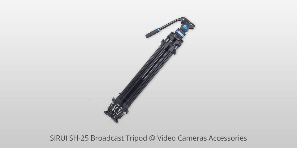 sirui sh-25 broadcast tripod video cameras accessory