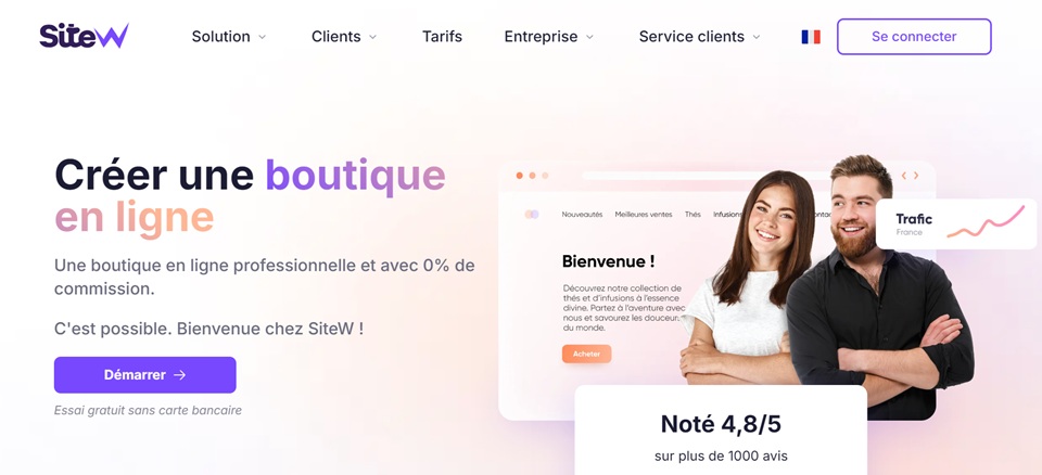 sitew createur de site e commerce