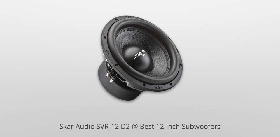 skar audio svr-12 d2 12 inch subwoofers