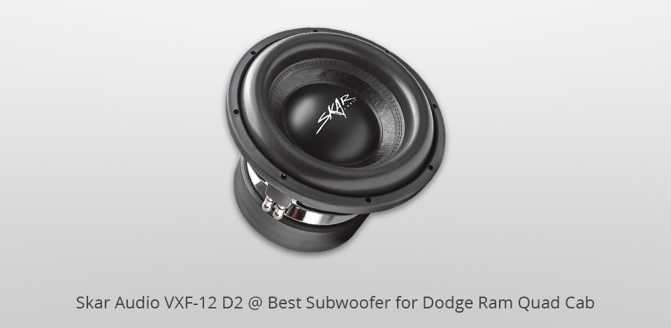 skar audio vxf-12 d2 subwoofers for dodge ram quad cab