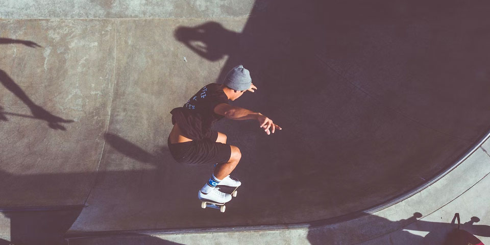 skateboarding camera akaso ek7000