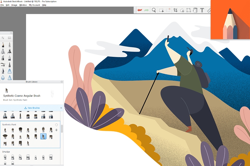 sketchbook interface