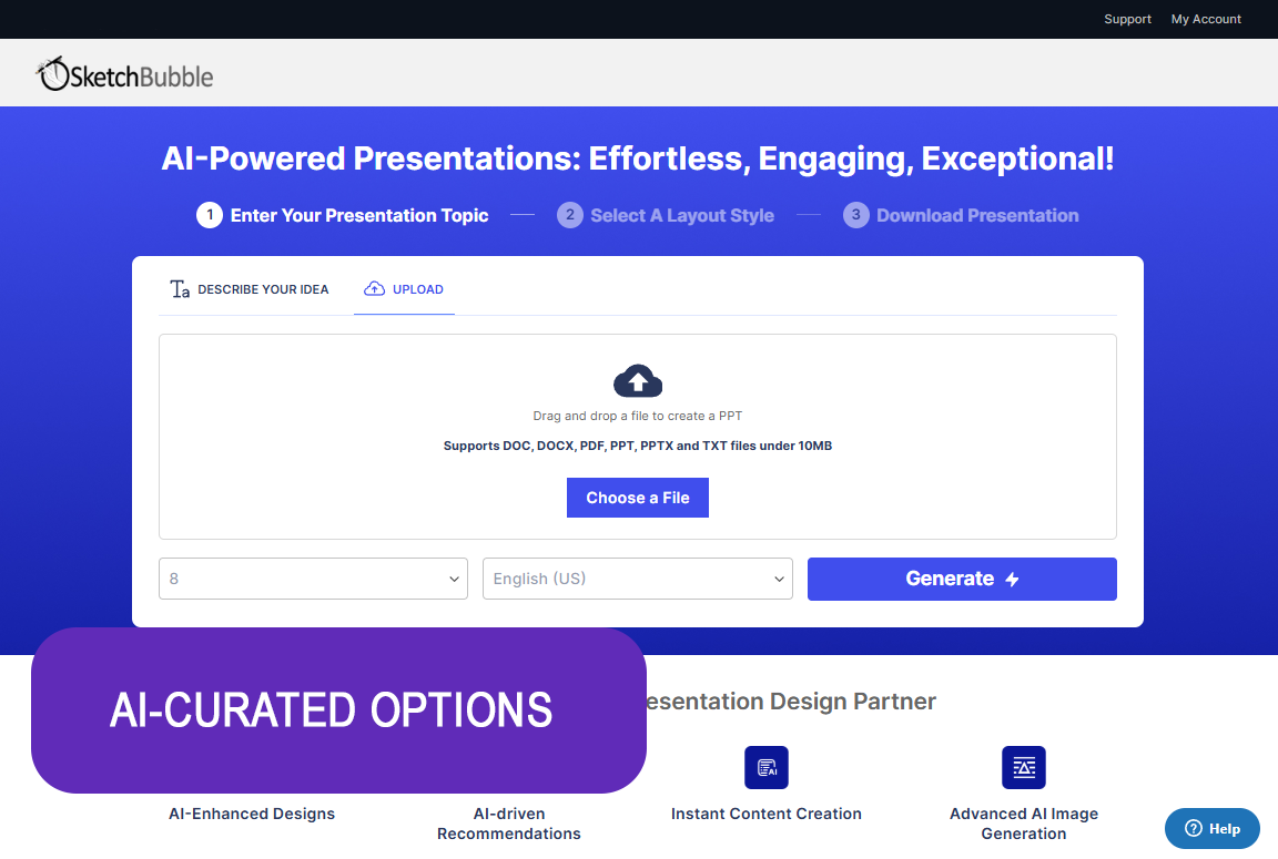 sketchbubble online slideshow maker