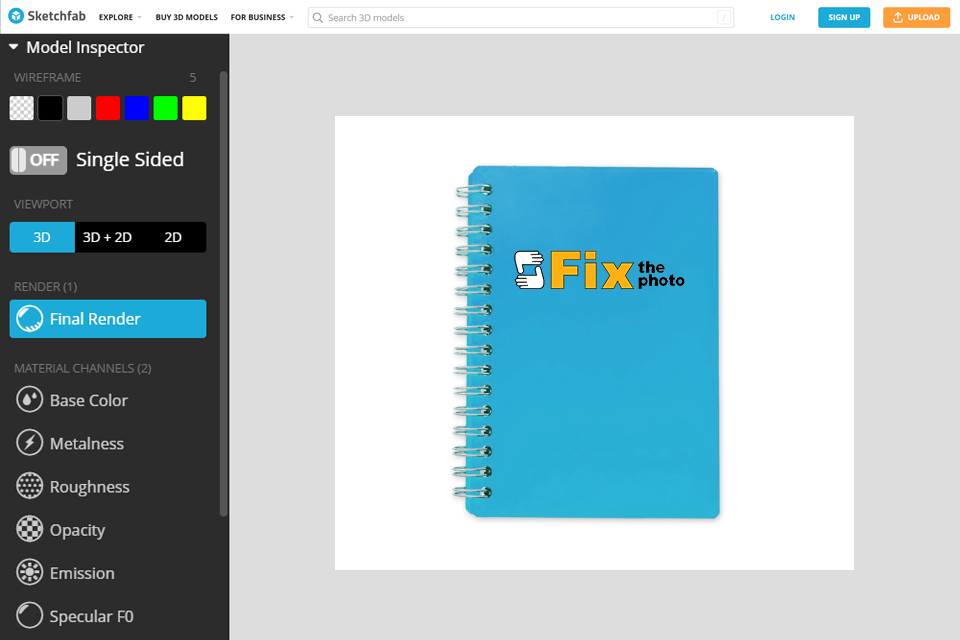 sketchfab visual product customization software