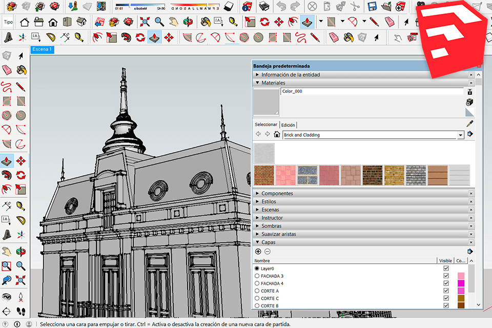 sketchup interface