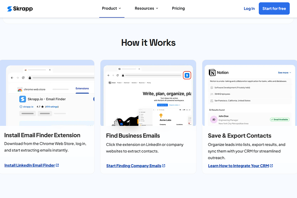 skrapp io wordpress email marketing plugins