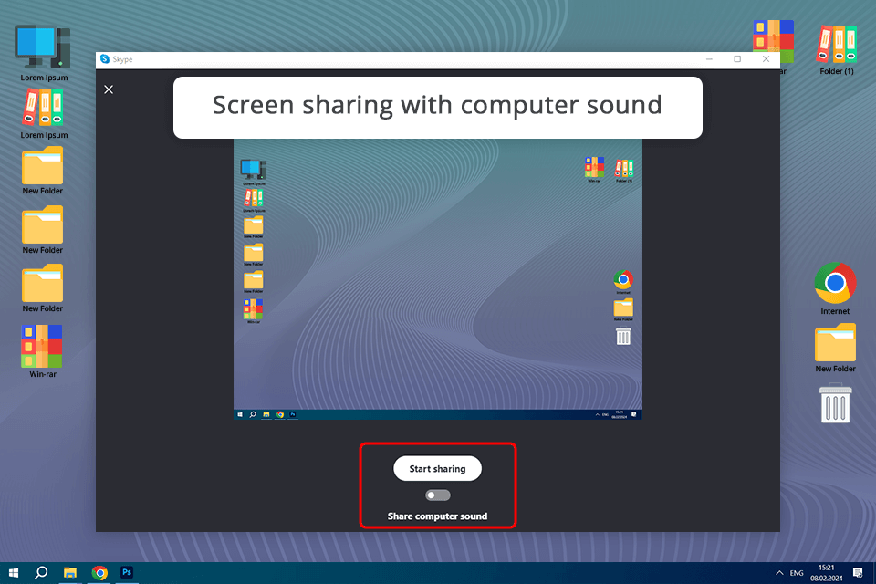 skype screen sharing software