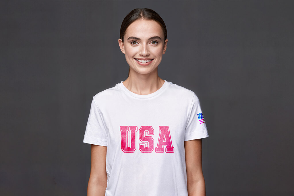 sleeve logo t-shirt placement guide