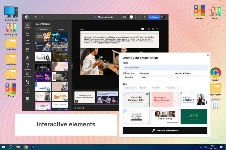 slidesgo ai presentation maker