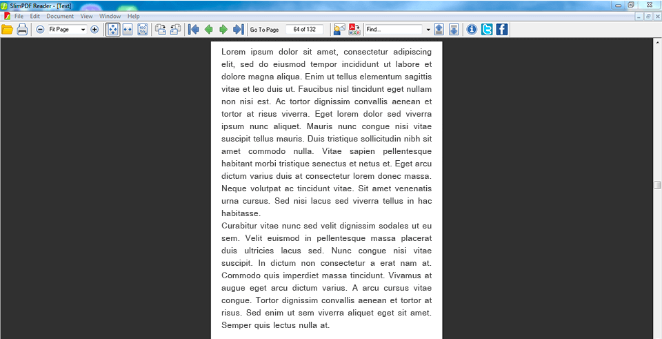 interface slim pdf lecteurs de pdf pour windows