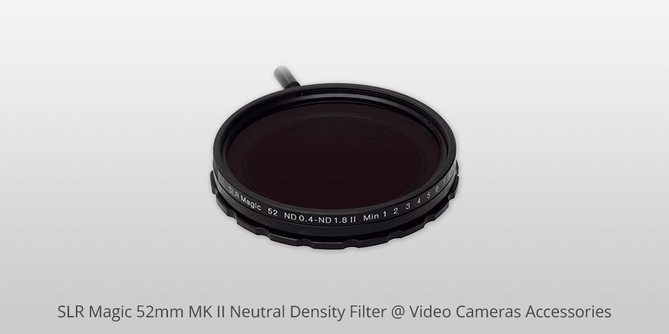 slr magic 52mm mk ii neutral density filter video cameras accessory