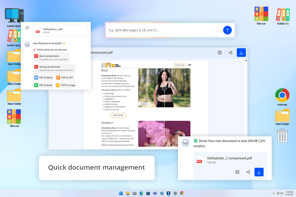 smallpdf interface