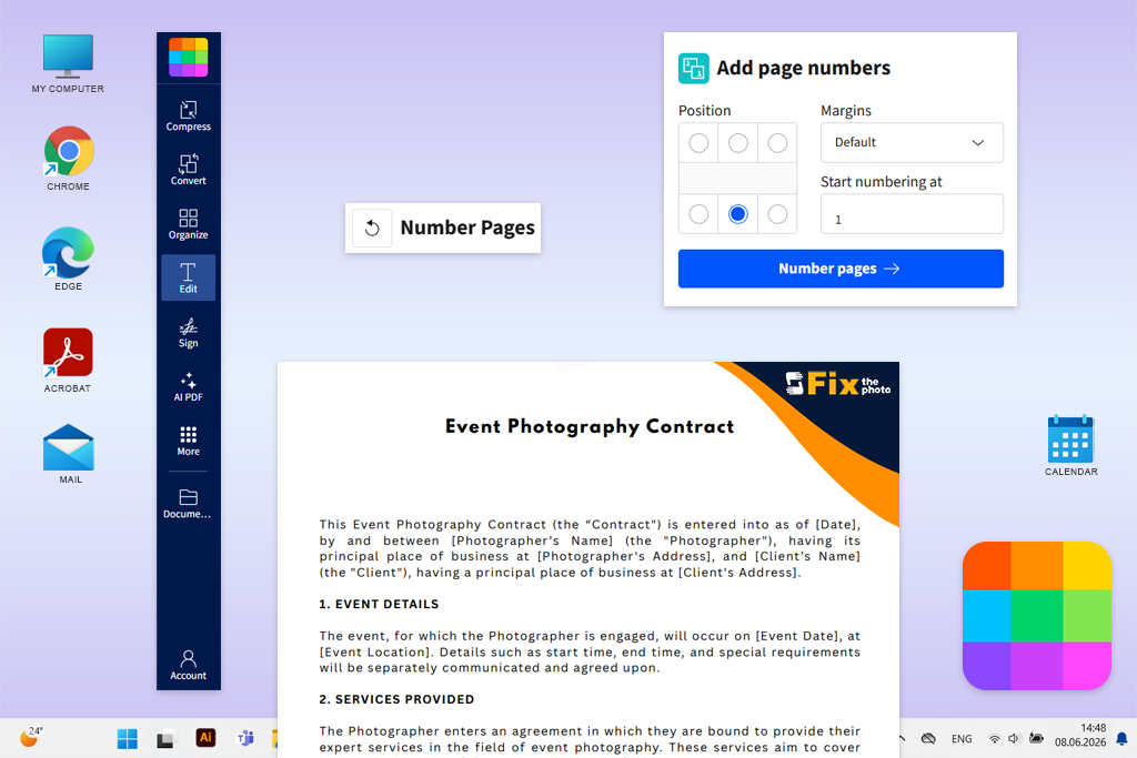 smallpdf pdf page numbering editor