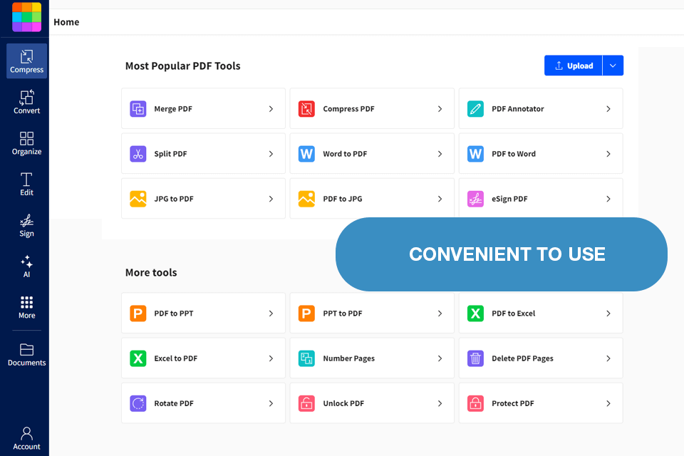 smallpdf tool to share pdfs online