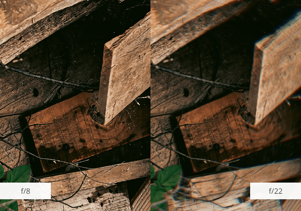 smart settings to beat diffraction