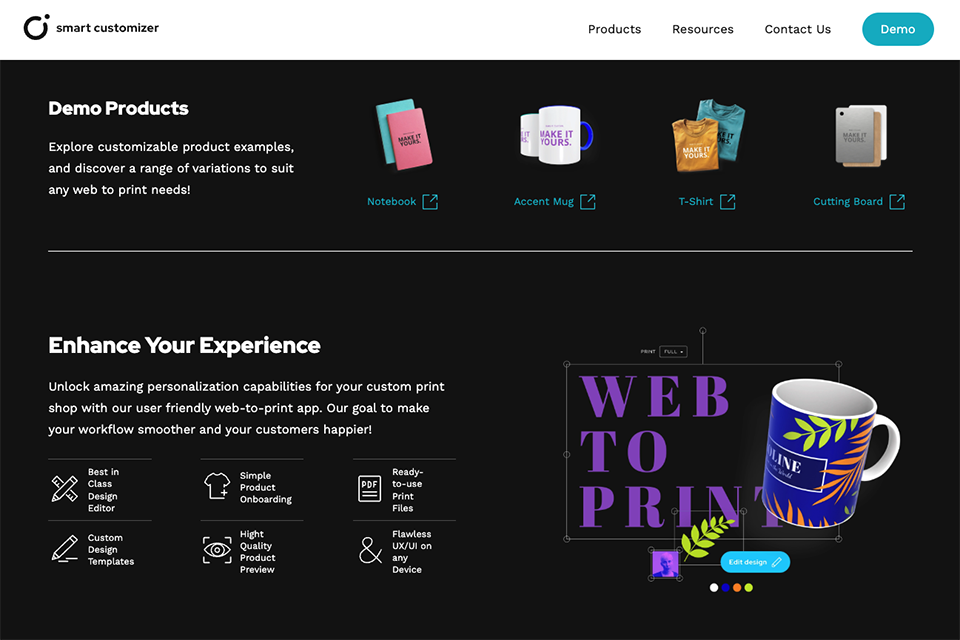 smartcustomizer visual product customization software