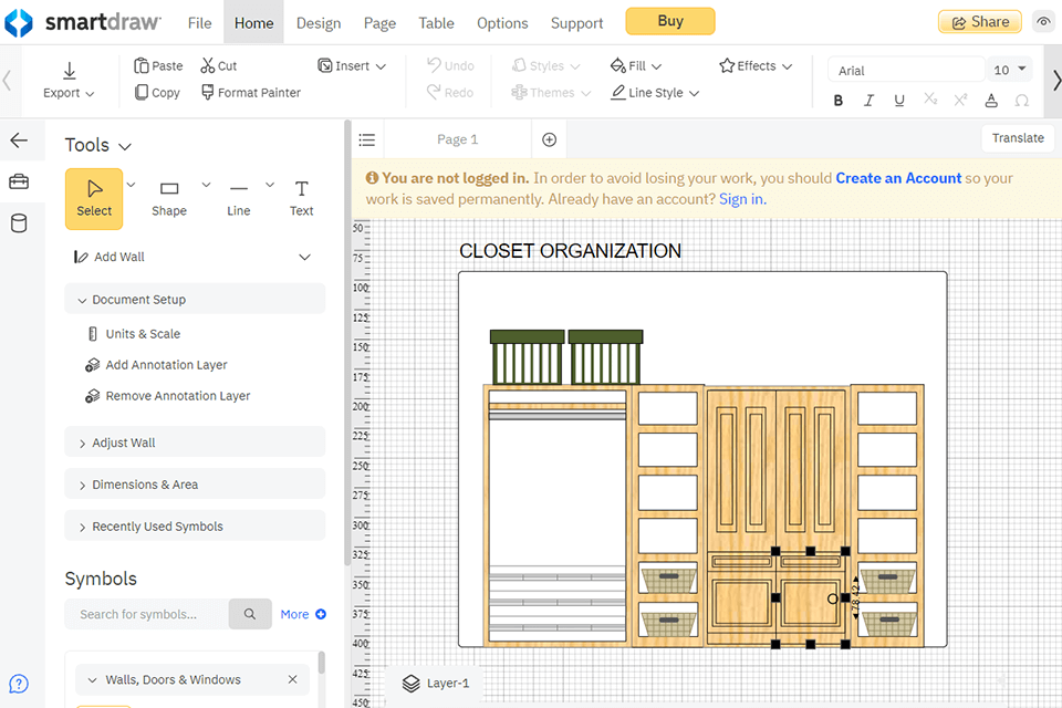 14 Best Closet Design Software To Use In 2024   Smartdraw Closet Design Software 