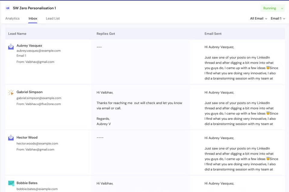 smartlead cold email software